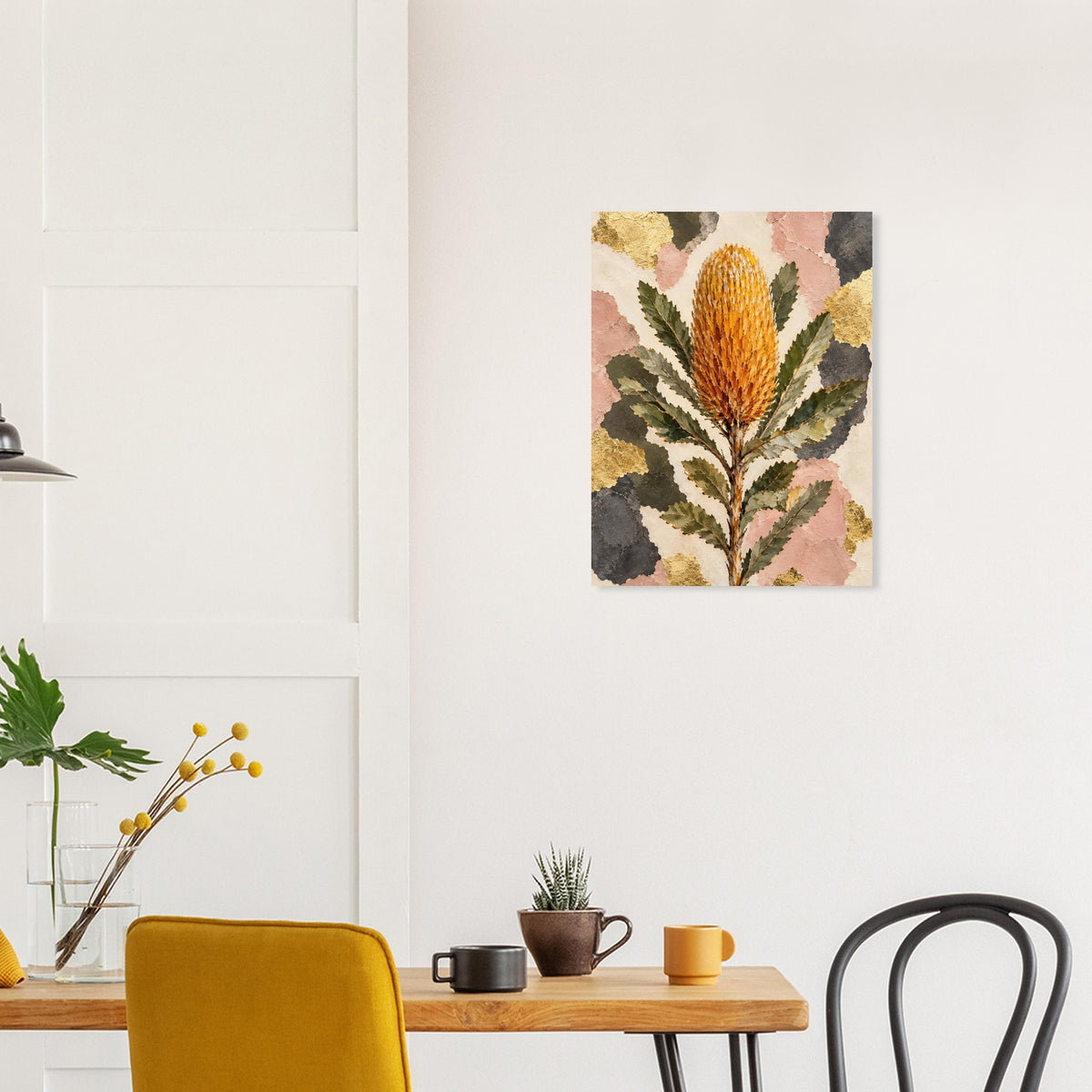 Banksia Australian Native Flower Fine Art Poster