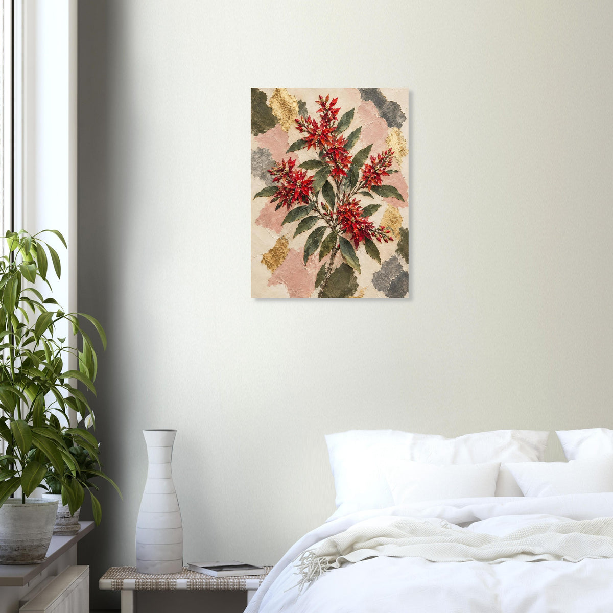 NSW Christmas Bush Australian Native Flower Fine Art Poster