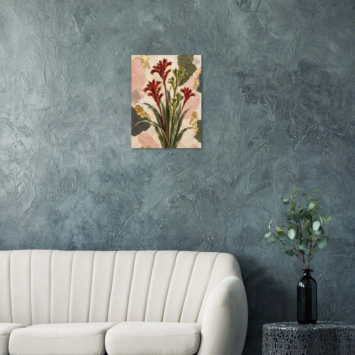 Kangaroo Paw Australian Native Flower Fine Art Poster
