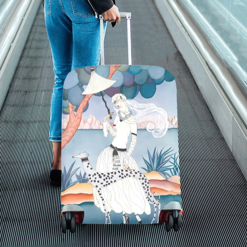 Gentle Companionship Luggage Cover