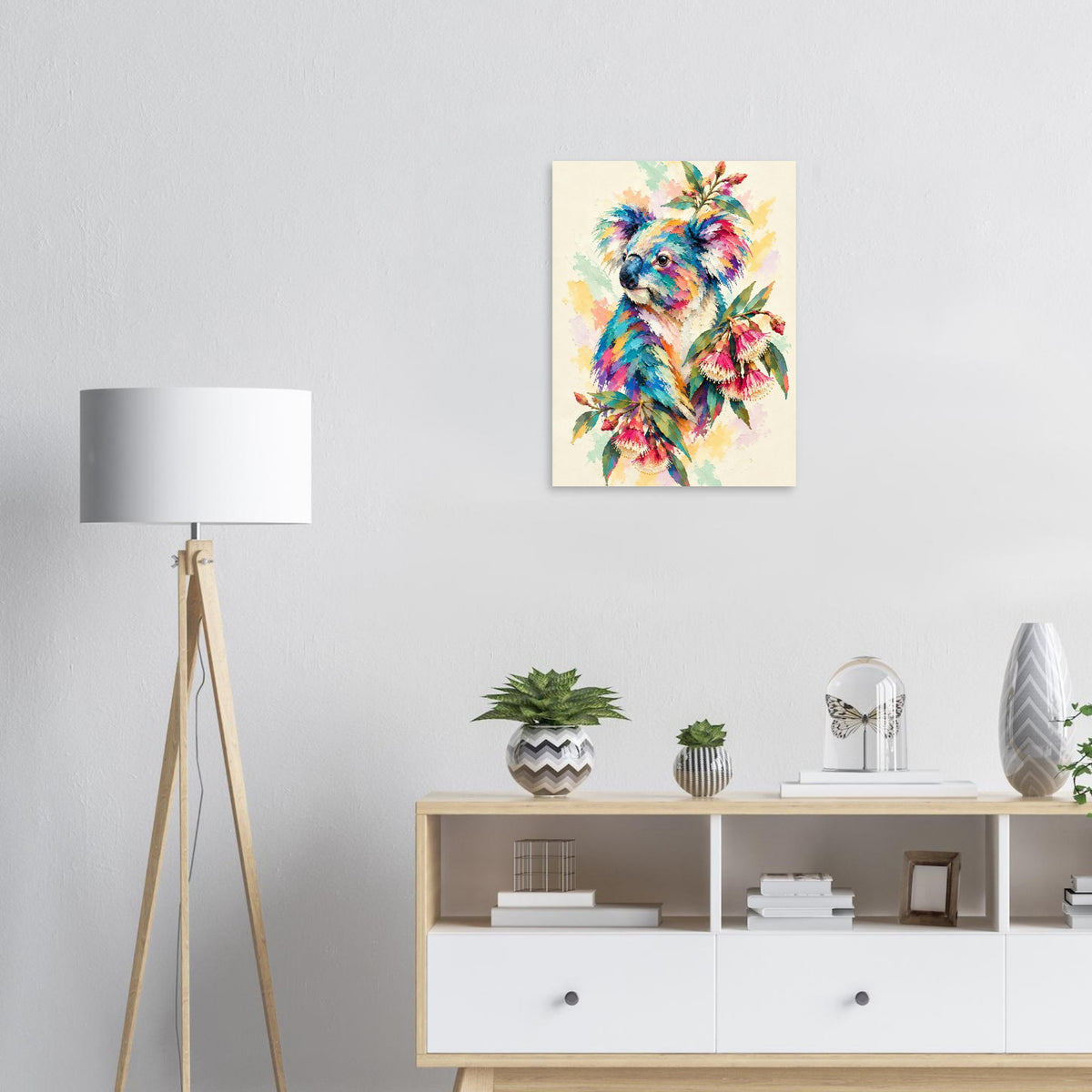 Koala Painted Australian Animal Fine Art Poster