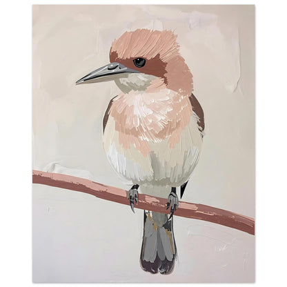 Elegant Neutral Toned Bird Fine Art Poster – Vivid Color Choices and Sizes 40x50 cm 16x20″