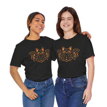 Cute Halloween Bat T-Shirt | Decorative Graphic Tee