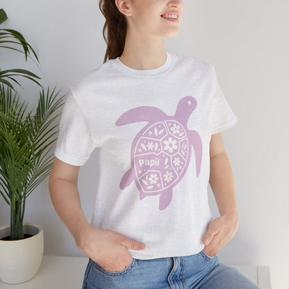 Sea Turtle Graphic Tee — Papil Floral Shell T-Shirt