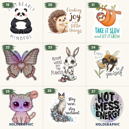 Pick Your 8 Stickers | Any Design | Custom Sticker Set