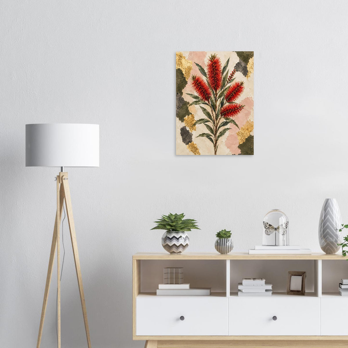 Bottlebrush Australian Native Flower Fine Art Poster