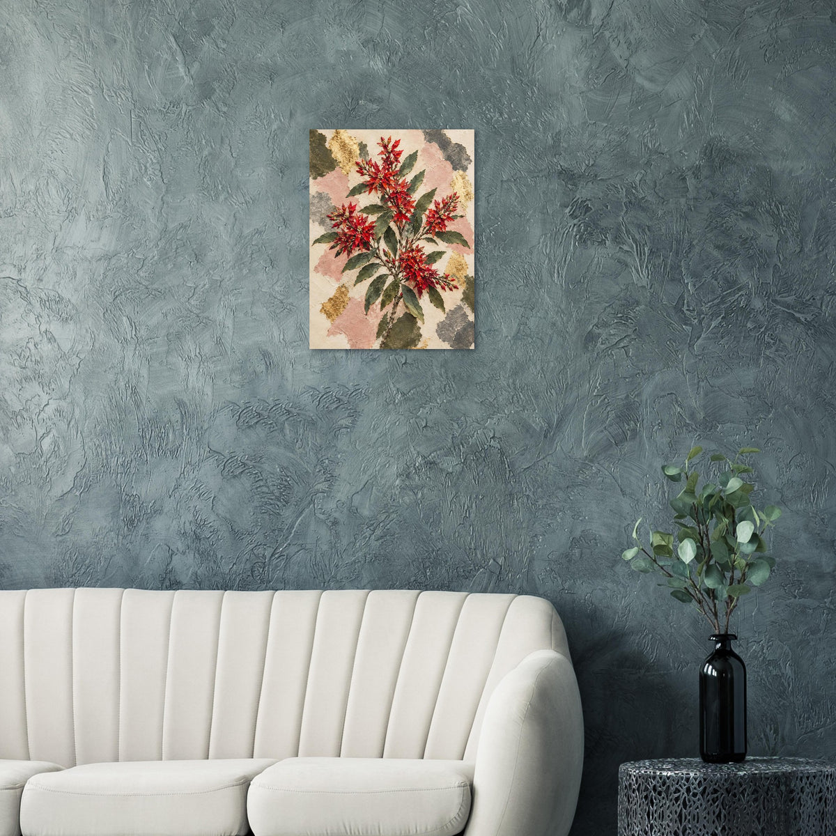 NSW Christmas Bush Australian Native Flower Fine Art Poster
