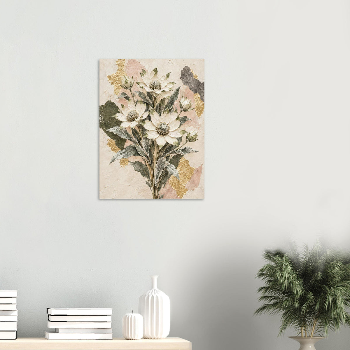 Flannel Flower Australian Native Flower Fine Art Poster