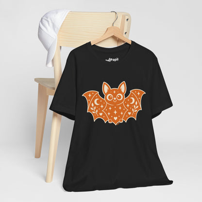Cute Halloween Bat T-Shirt | Decorative Graphic Tee