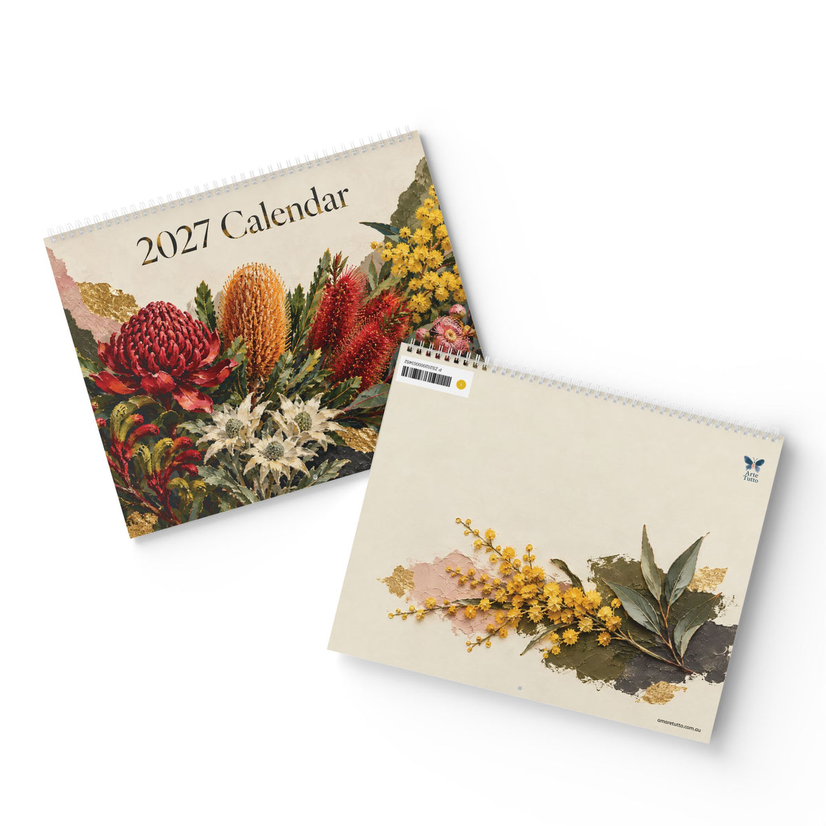 Australian Native Flowers 2027 Wall Calendar – Modern Fine Art Botanical