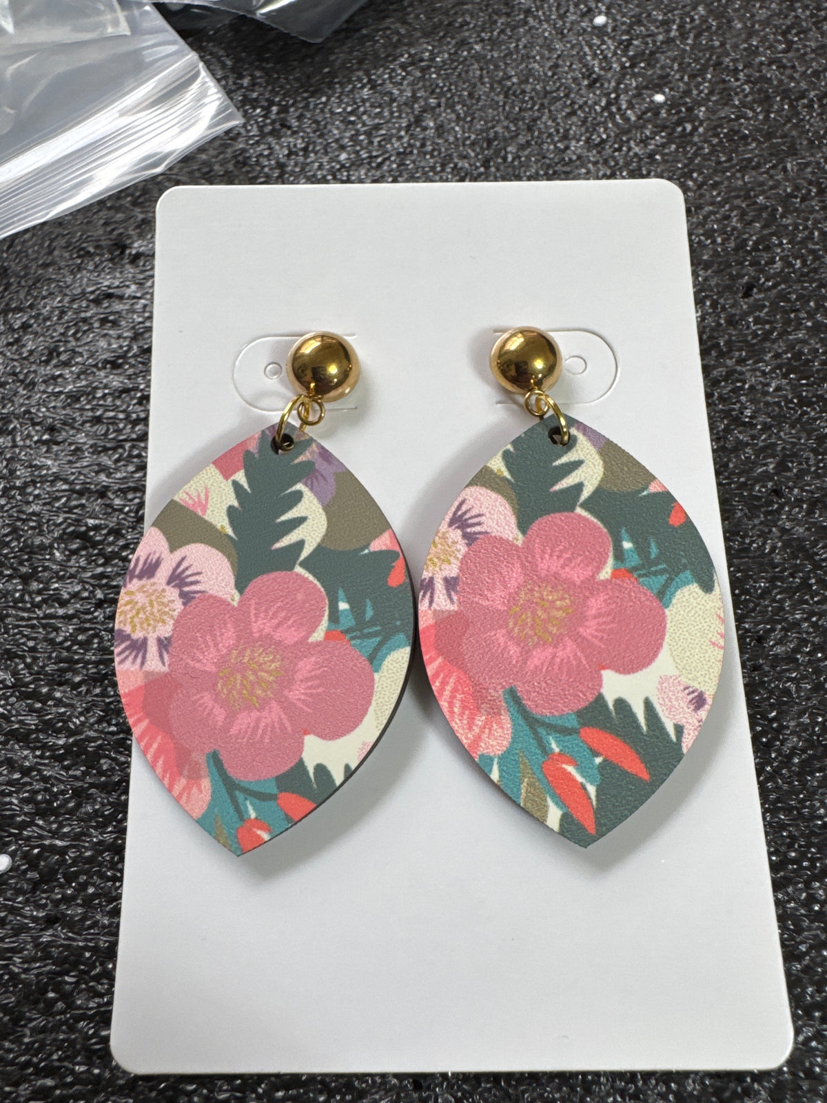 Summer Floral Dangle Earrings