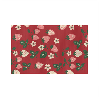 Strawberry Patch Tea Towel | Quick-Dry Microfibre Kitchen Towel