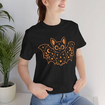 Cute Halloween Bat T-Shirt | Decorative Graphic Tee