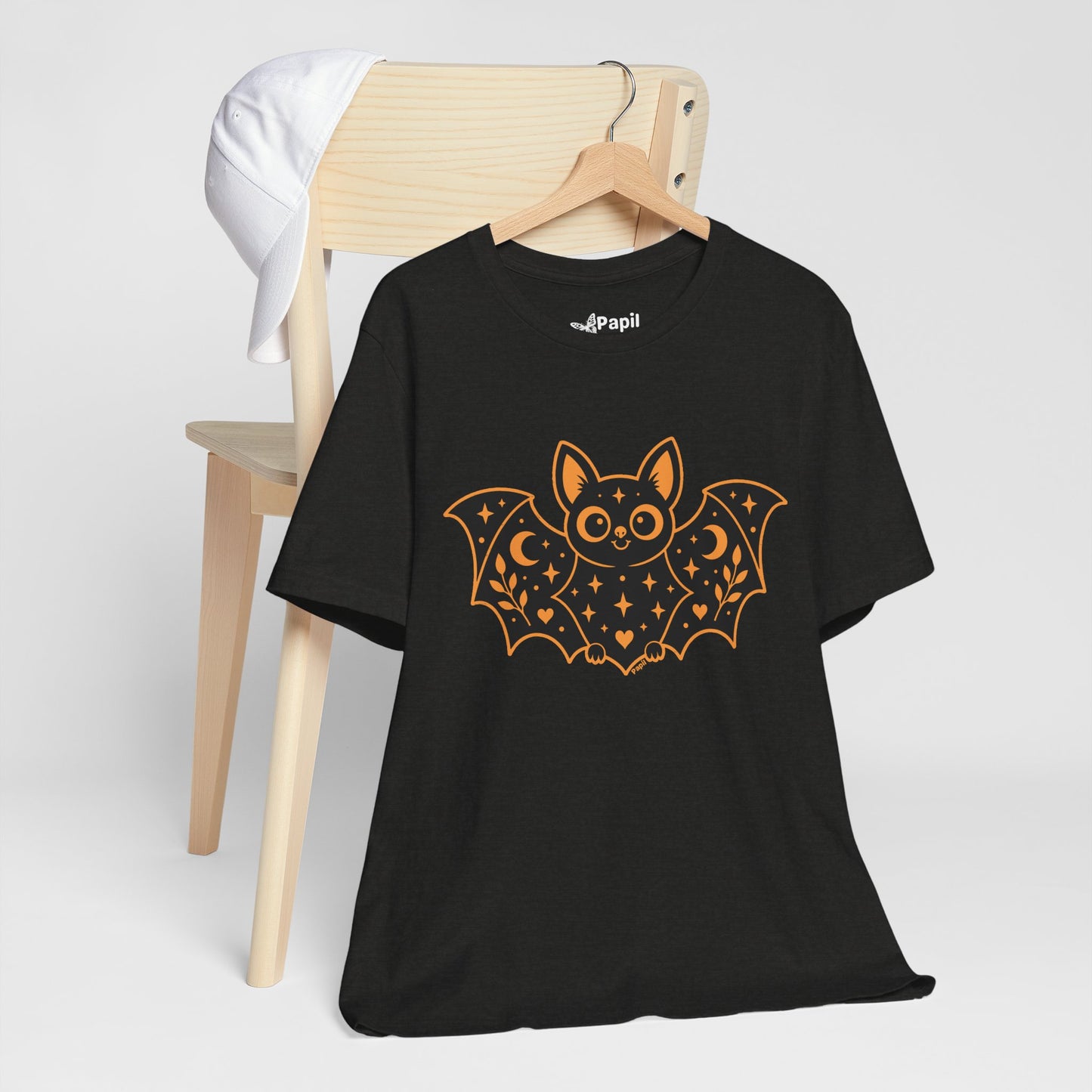 Cute Halloween Bat T-Shirt | Decorative Graphic Tee