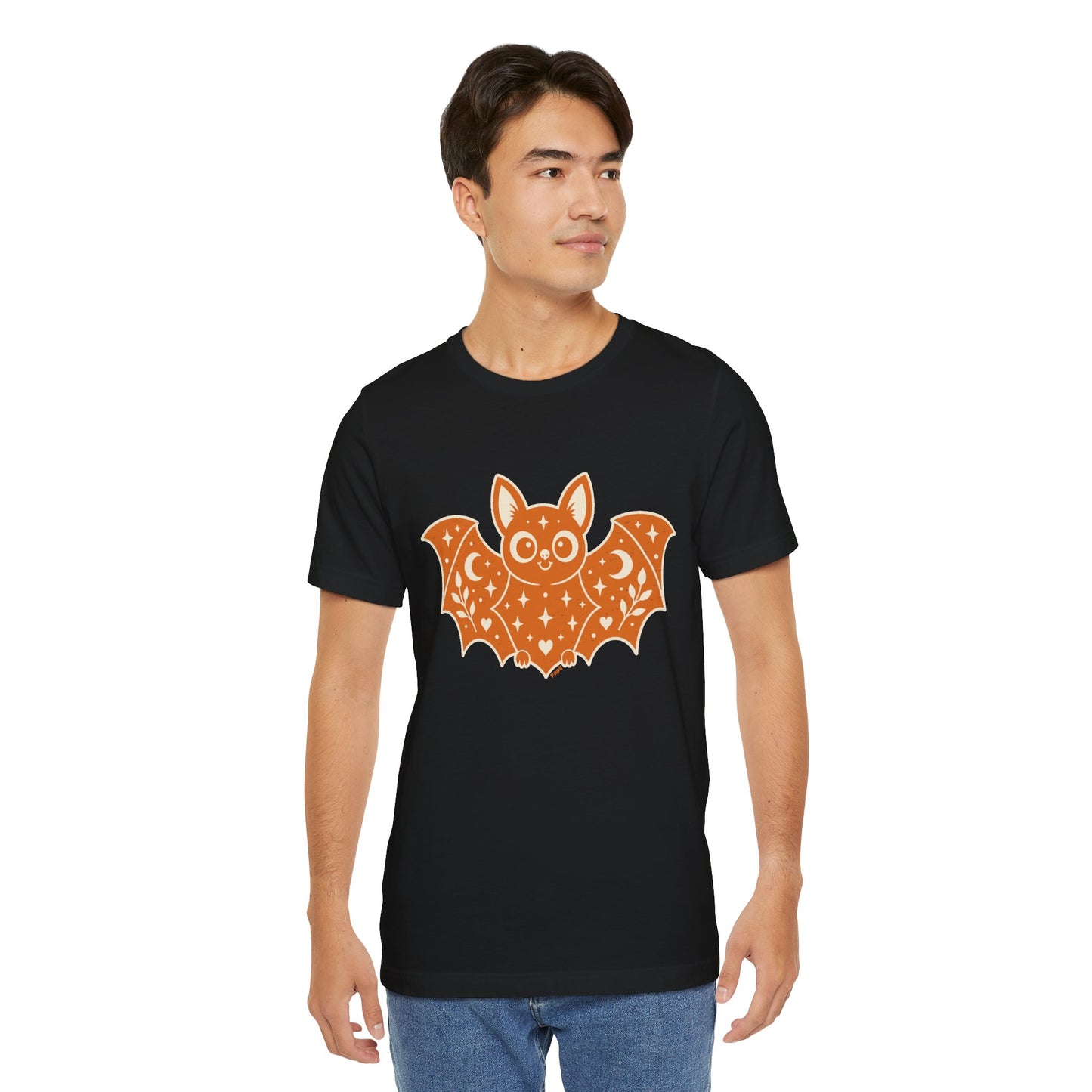 Cute Halloween Bat T-Shirt | Decorative Graphic Tee