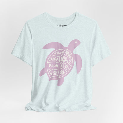Sea Turtle Graphic Tee — Papil Floral Shell T-Shirt