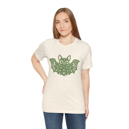 Cute Halloween Bat T-Shirt | Decorative Graphic Tee