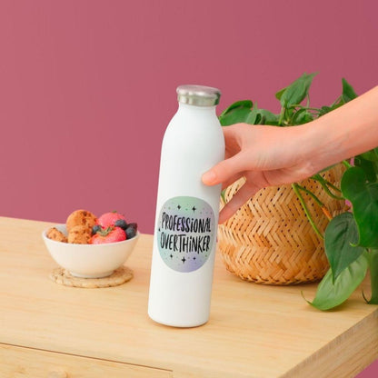 Professional Overthinker Rainbow Quote | Relatable | Holographic Foil | Kiss-Cut Sticker