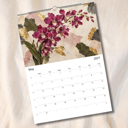 Australian Native Flowers 2027 Wall Calendar | A3 Fine Art Botanical Wildflower Calendar