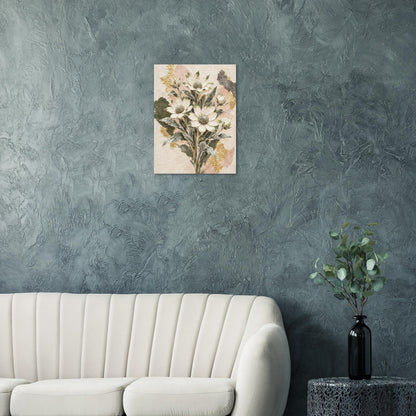 Flannel Flower Australian Native Flower Fine Art Poster