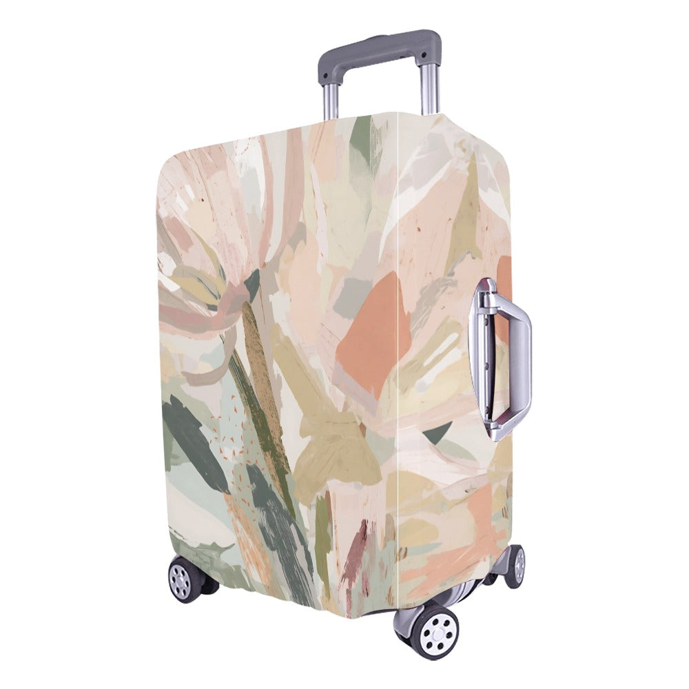 Abstract Floral Botanical Luggage Cover