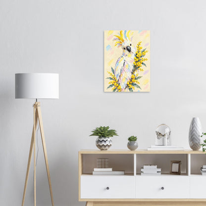 Cockatoo Painted Australian Animal Fine Art Poster