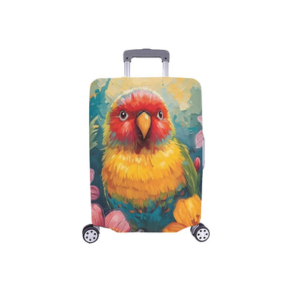 Tropical Lovebird Luggage Cover One Size ART00018 - S Luggage Cover Luggage Cover (18"-21") (Small)