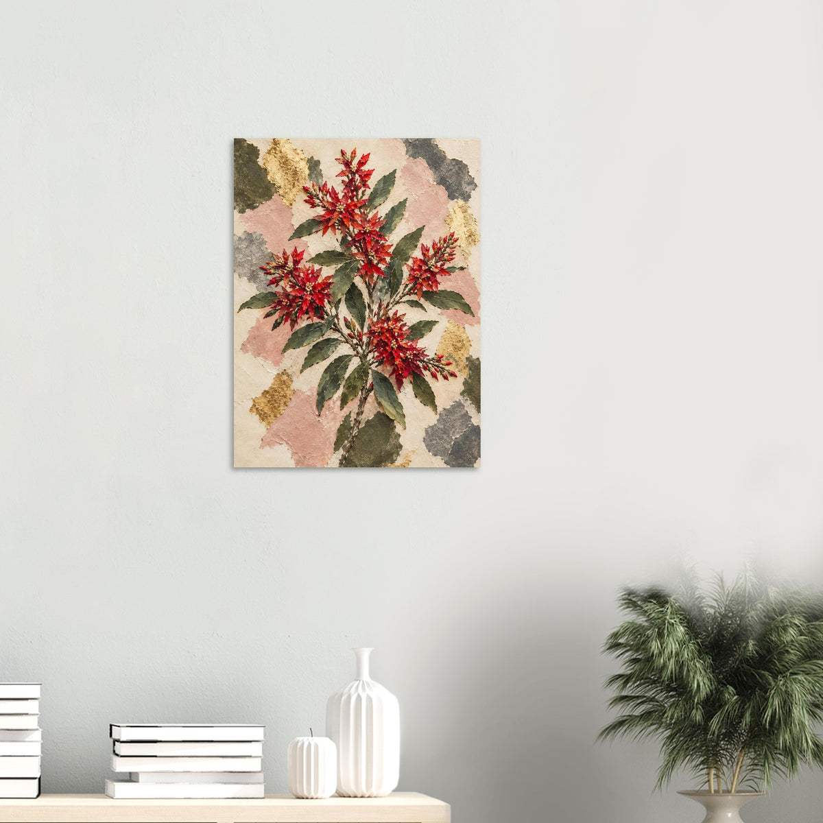 NSW Christmas Bush Australian Native Flower Fine Art Poster