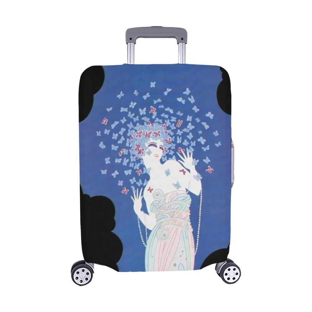 Ms Vogue Luggage Cover One Size ART00001 - M Luggage Cover Luggage Cover (22"-25") (Medium)