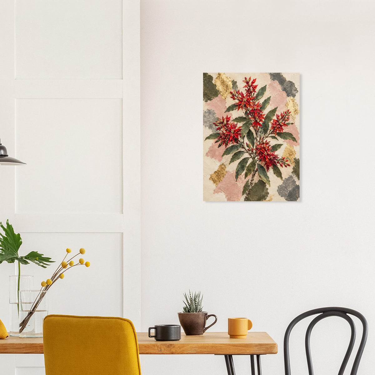 NSW Christmas Bush Australian Native Flower Fine Art Poster