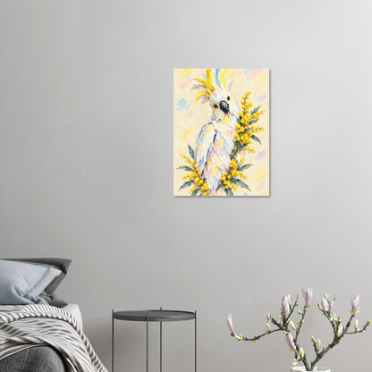 Cockatoo Painted Australian Animal Fine Art Poster