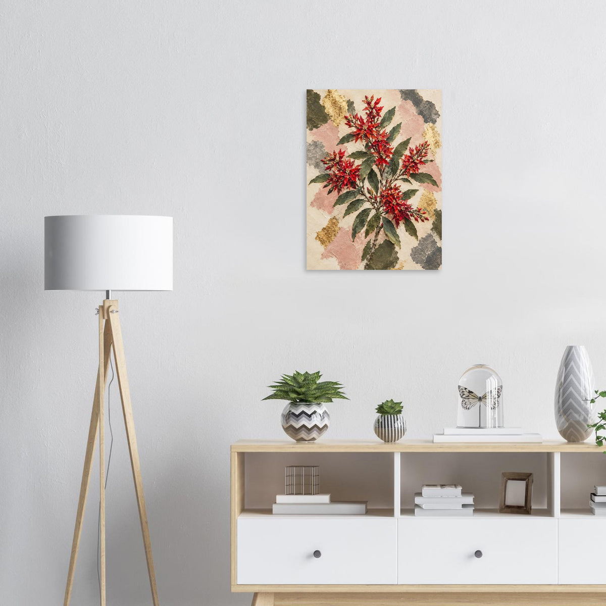 NSW Christmas Bush Australian Native Flower Fine Art Poster