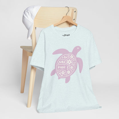 Sea Turtle Graphic Tee — Papil Floral Shell T-Shirt