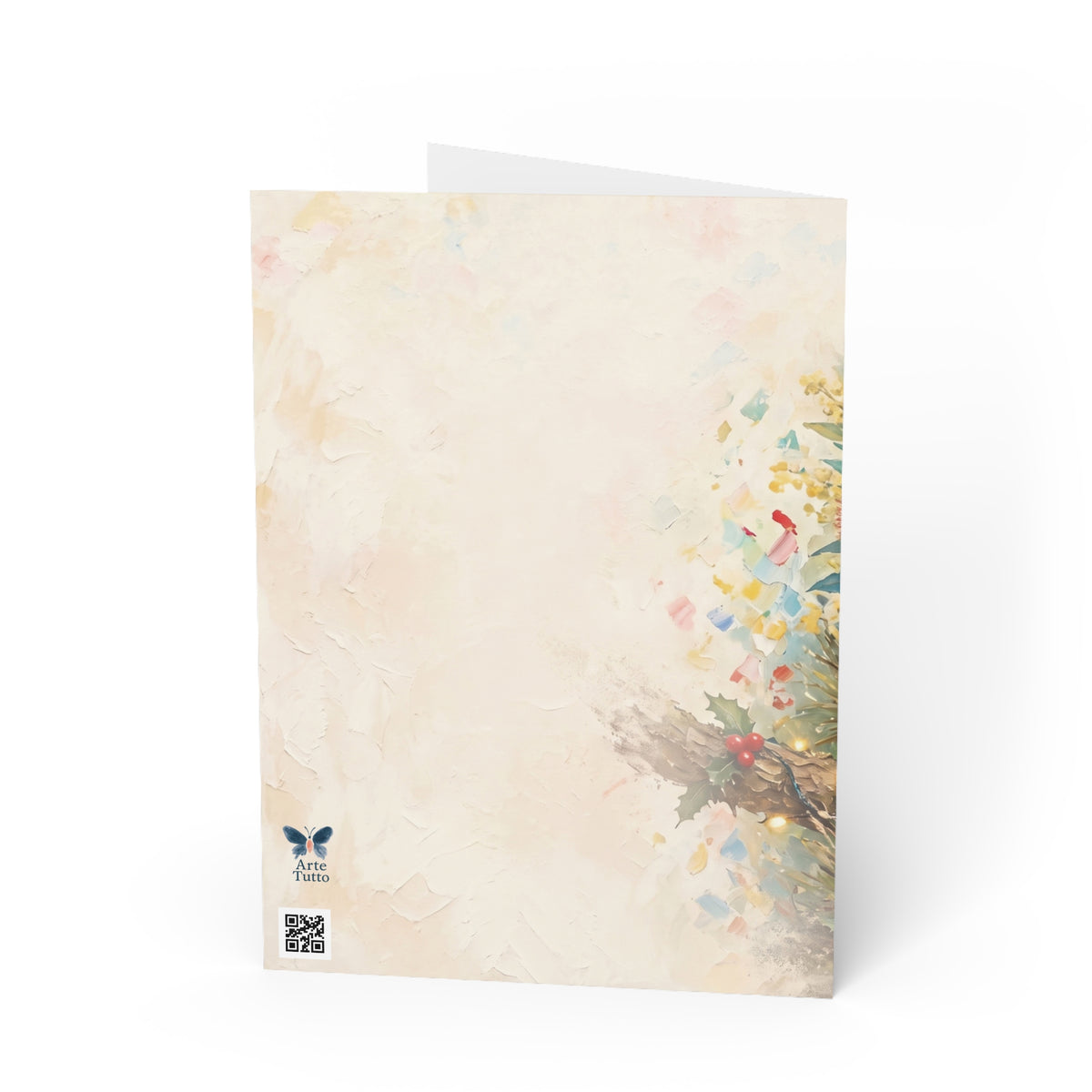 Personalised Kookaburra Christmas Folded Greeting Card | Australian Animals