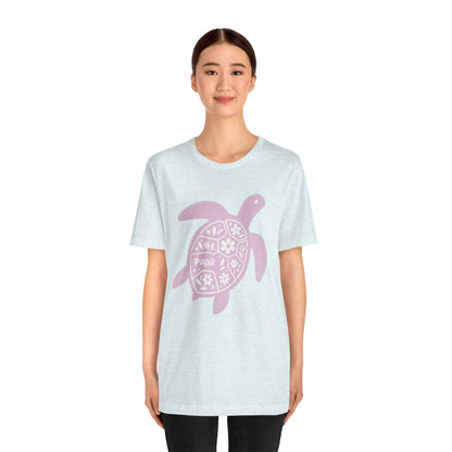 Sea Turtle Graphic Tee — Papil Floral Shell T-Shirt