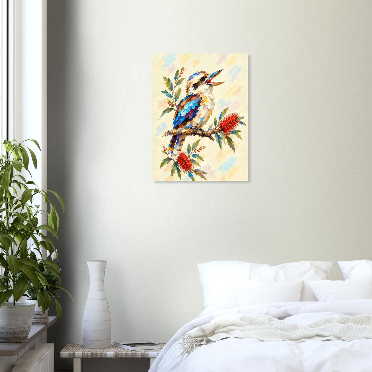 Kookaburra Painted Australian Animal Fine Art Poster