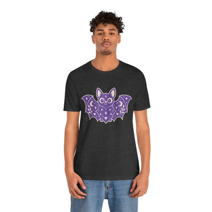 Cute Halloween Bat T-Shirt | Decorative Graphic Tee