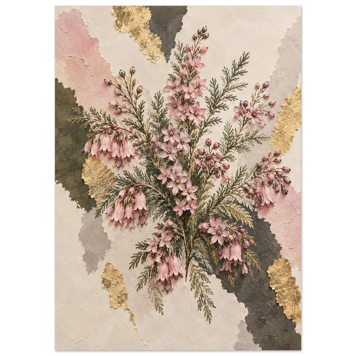 Boronia Australian Native Flower Fine Art Poster 50x70 cm 20x28″