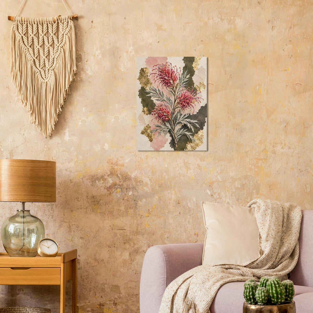 Grevillea Australian Native Flower Fine Art Poster