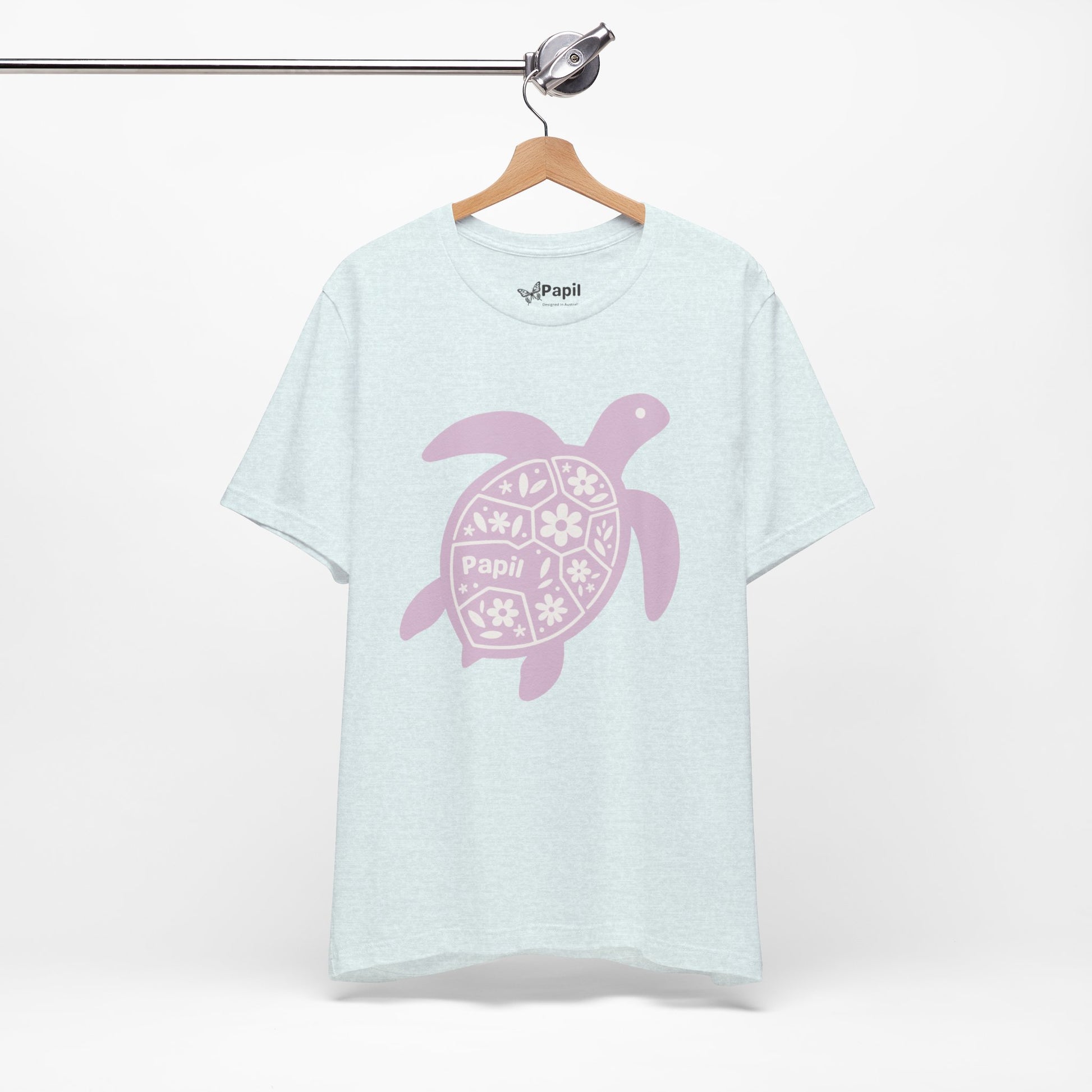 Sea Turtle Graphic Tee — Papil Floral Shell T-Shirt