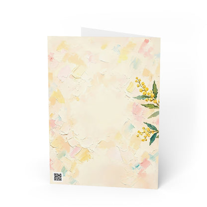 Personalised Christmas Cards Pack of 10 with Envelopes, Custom Family Name Koala Christmas Card, Australian Animals Xmas Card Set