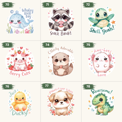Pick Your 8 Stickers | Any Design | Custom Sticker Set