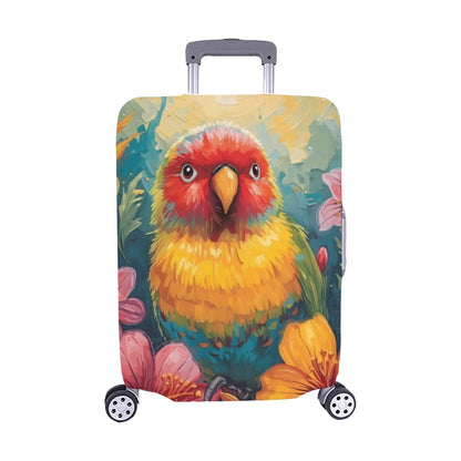 Tropical Lovebird Luggage Cover One Size ART00018 - M Luggage Cover Luggage Cover (22"-25") (Medium)