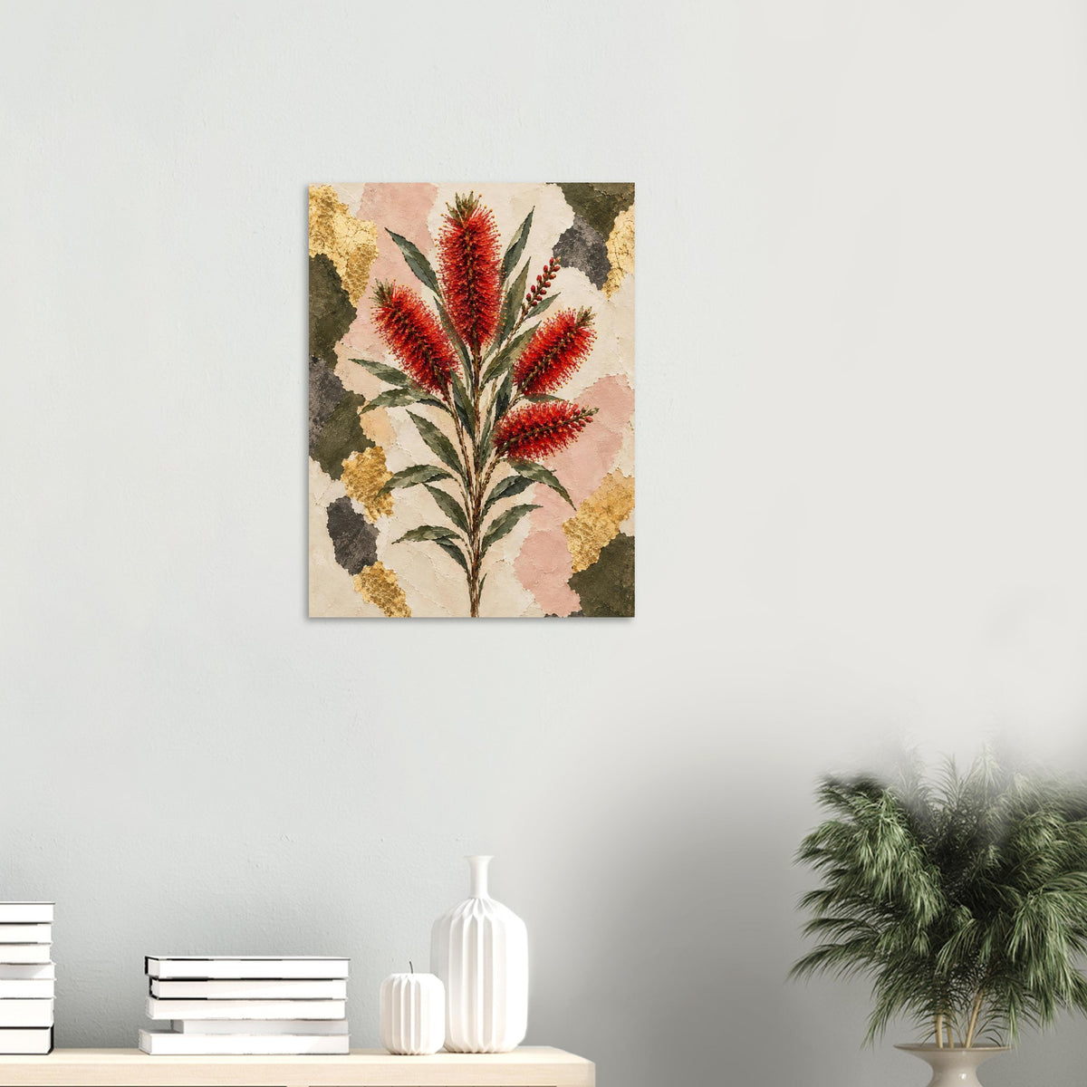 Bottlebrush Australian Native Flower Fine Art Poster