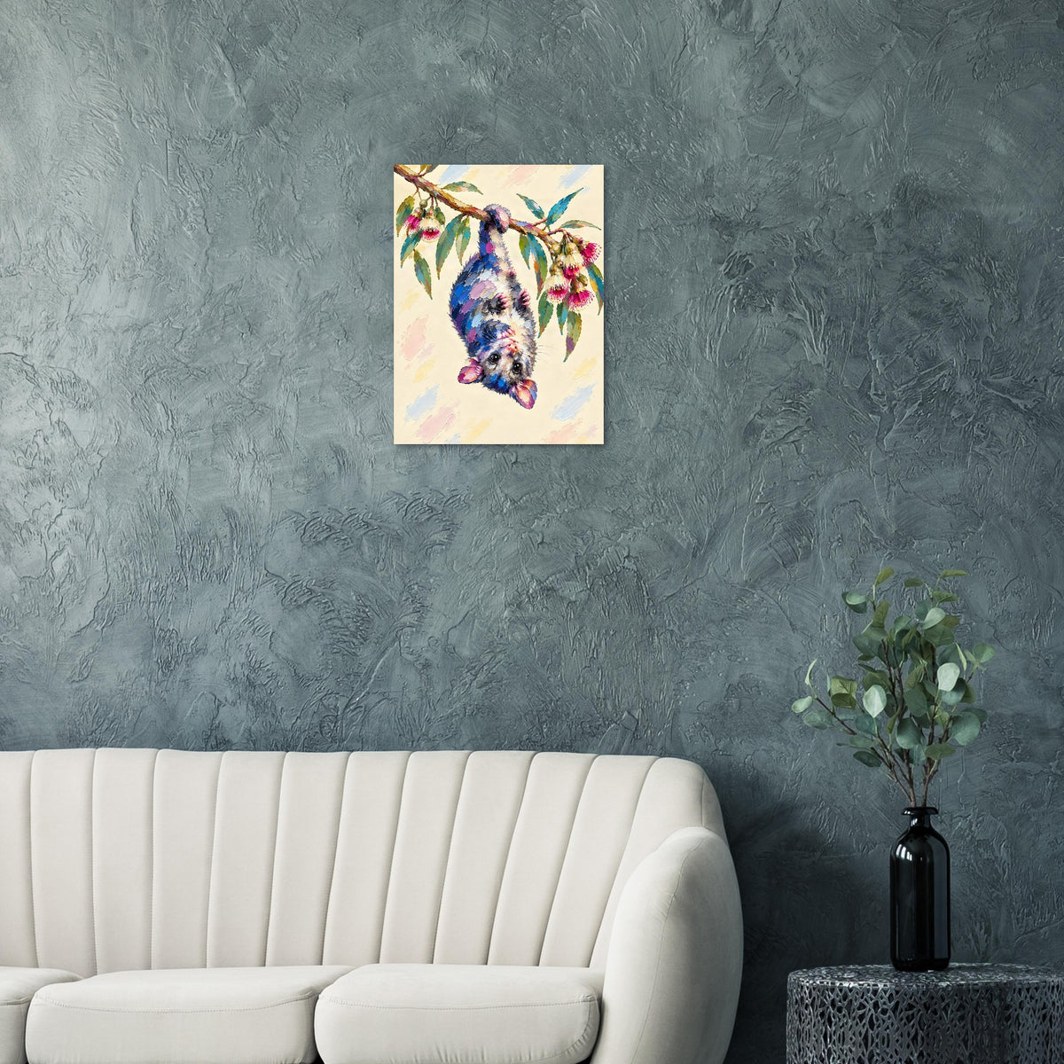 Possum Painted Australian Animal Fine Art Poster