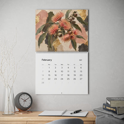 Australian Native Flowers 2027 Wall Calendar – Modern Fine Art Botanical