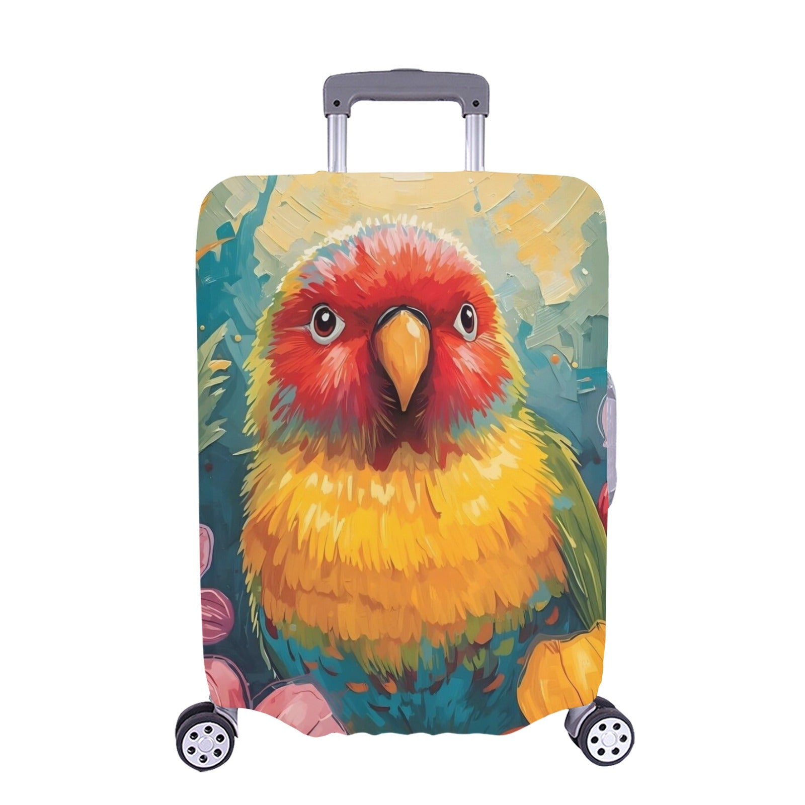 Tropical Lovebird Luggage Cover One Size ART00018 - XL Luggage Cover Luggage Cover (Extra Large) (28"-30")