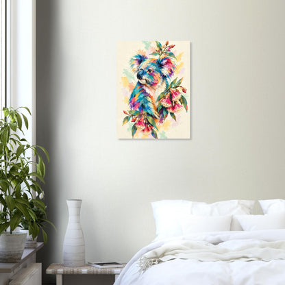 Koala Painted Australian Animal Fine Art Poster
