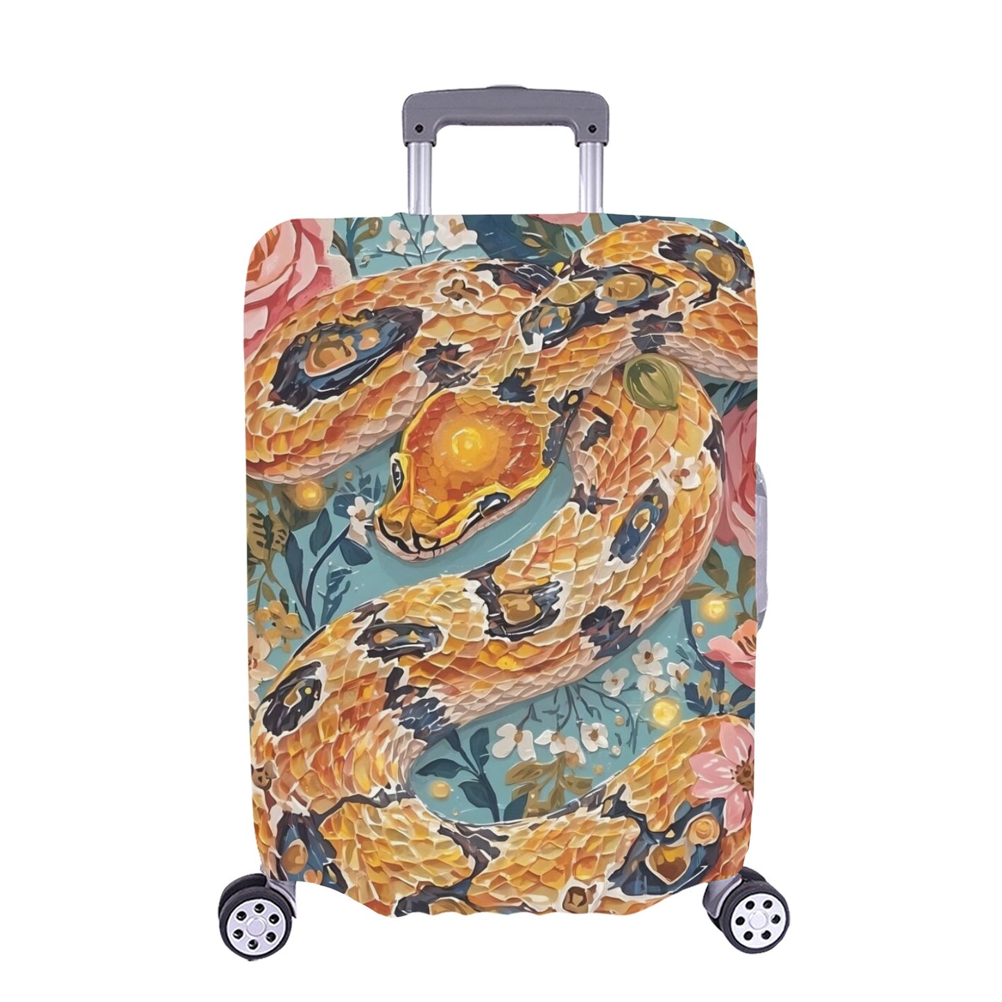 Serpent & Roses Luggage Cover One Size ART00020 - Small Luggage Luggage Cover (Extra Large) (28"-30")