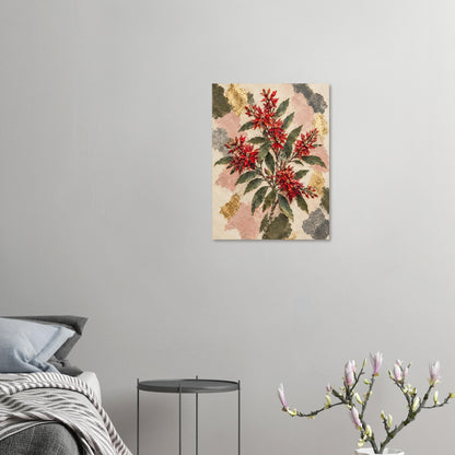 NSW Christmas Bush Australian Native Flower Fine Art Poster